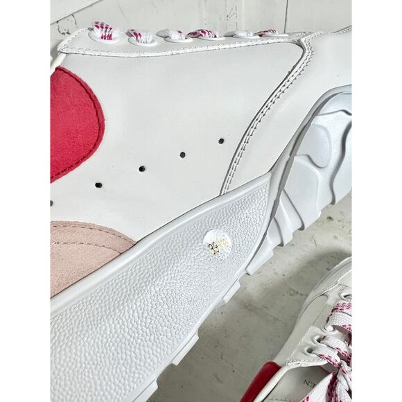 NWT Alexander McQueen Court Larry Oversized Platform Trainer Sneaker White 39.5 - Picture 11 of 12
